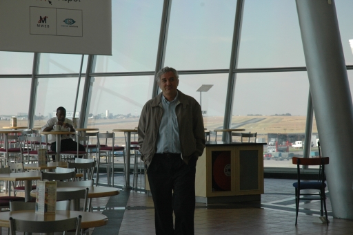 Eric at Joberg airport 